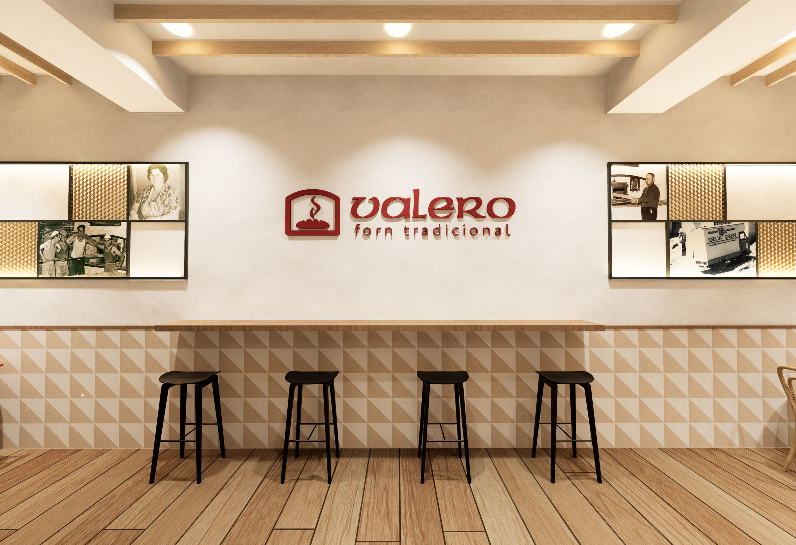El proyecto de interiorismo para VALERO Forn Tradicional en Barberà del Vallès