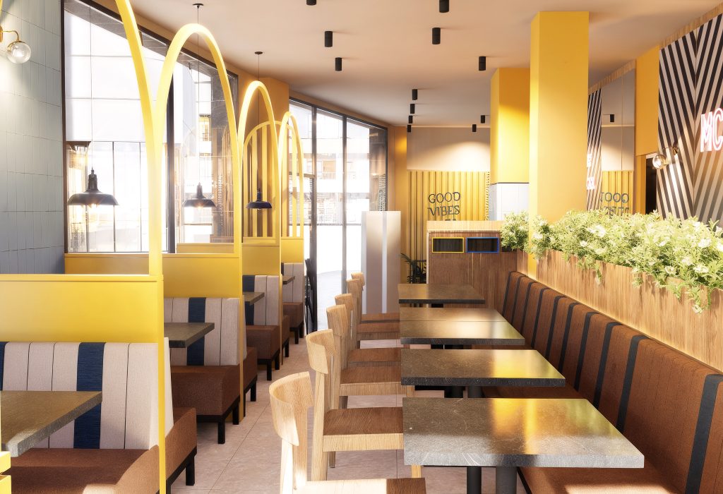 My Chicken Burger Restaurant-Interiorismo restaurantes