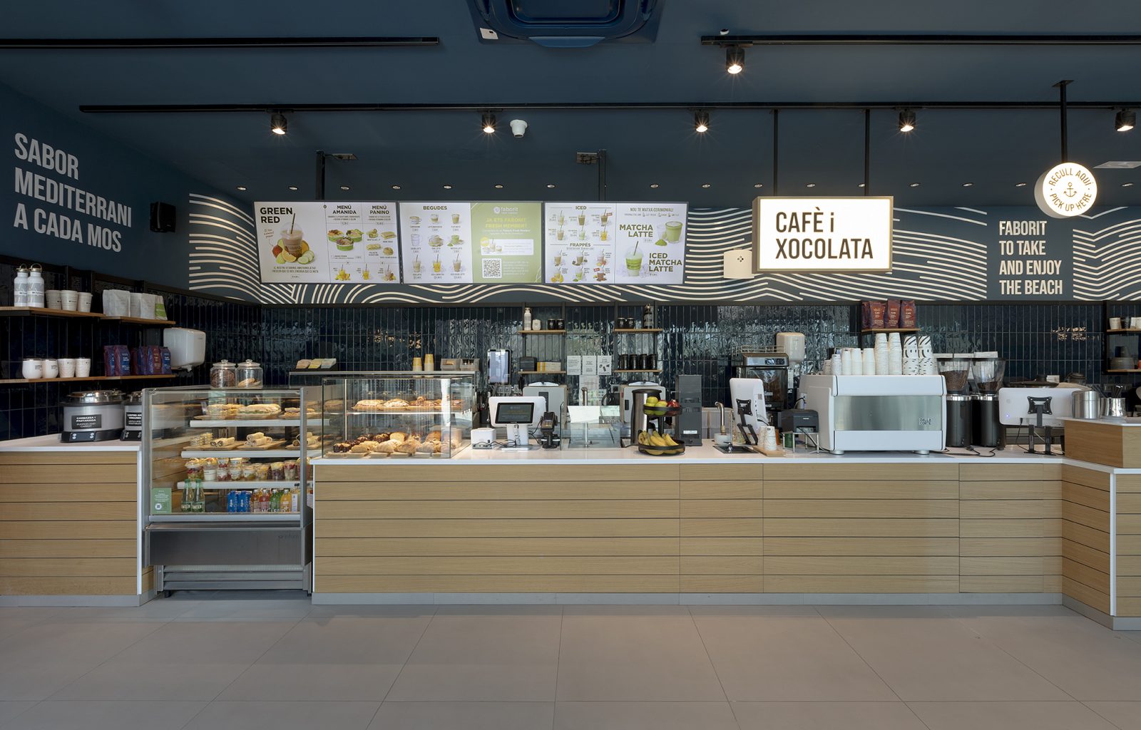 FABORIT PORT OLIMPIC - INDAStudio interiorismo cafeterias